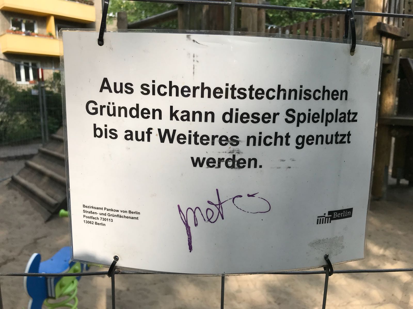 Kinderspielplatz Frieda-Seidlitz-Straße am 20.06.2018,
 Foto: Welsow